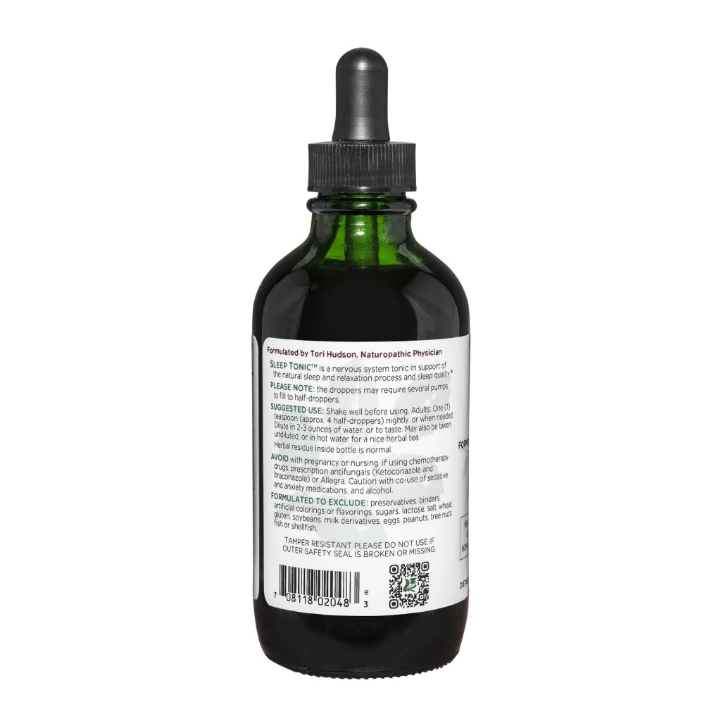 Vitanica Nightly Liquid 156g bottle side view