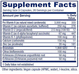 Vitanica Opti-use supplement bottle side view