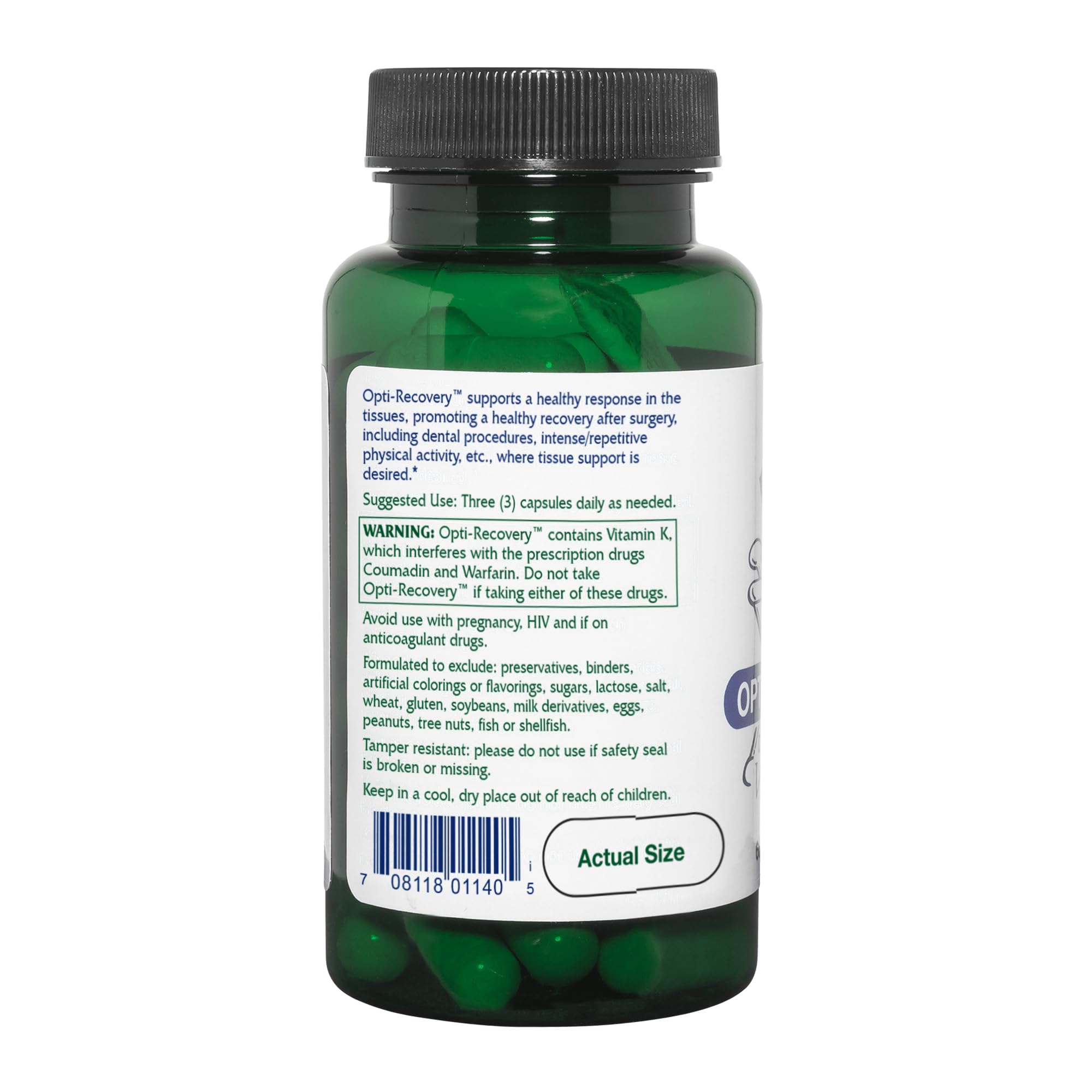 Vitanica Opti-use vitamin capsules close-up