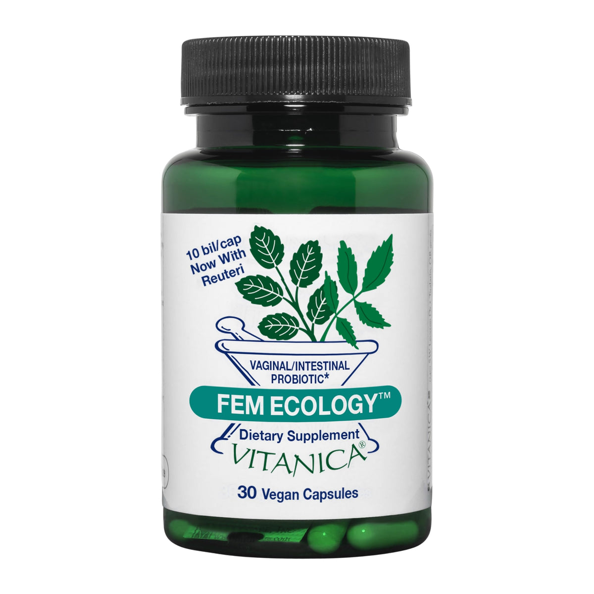 Vitanica Probiotic Blend Capsules 10 Billion CFU front view