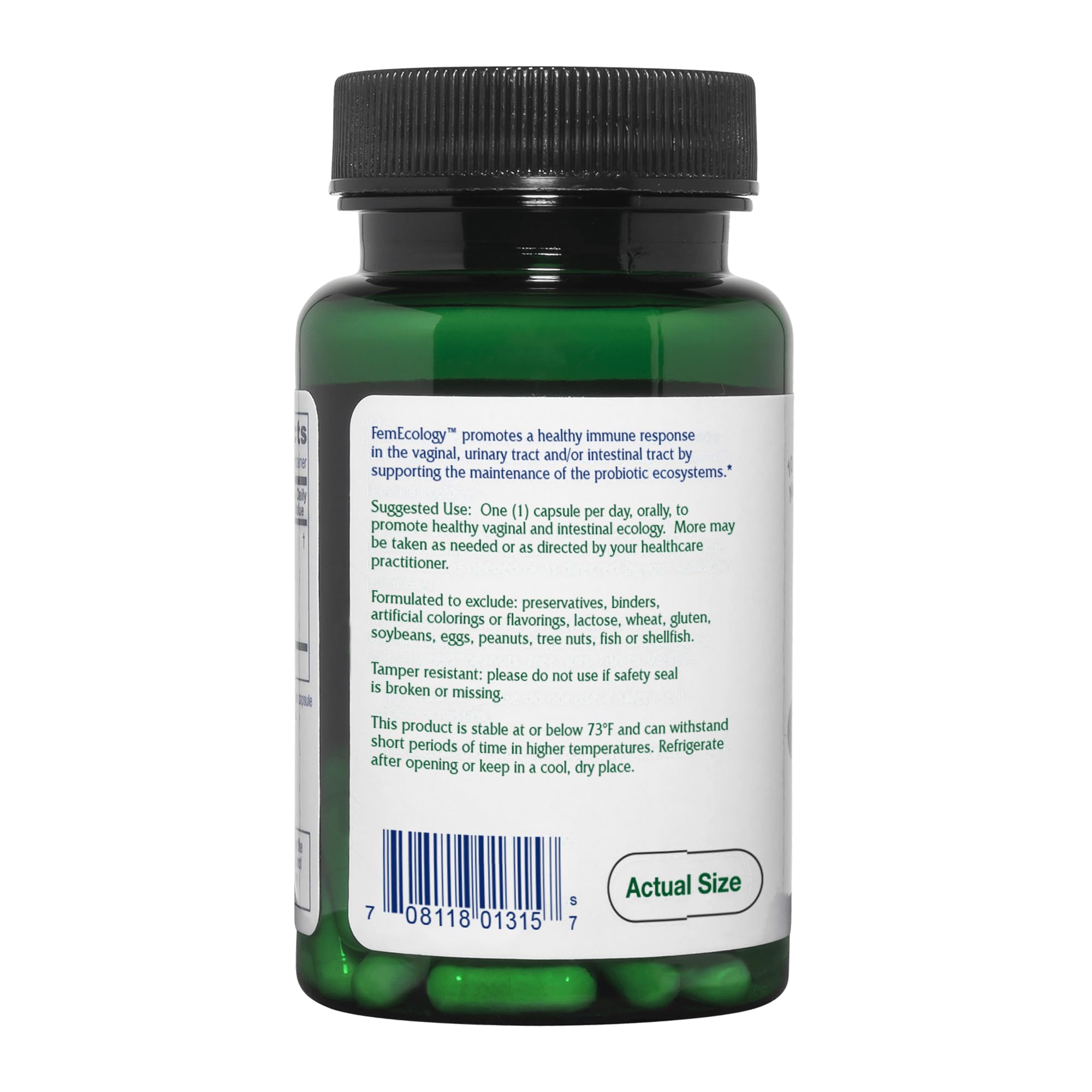 Vitanica Probiotic Blend Capsules 10 Billion CFU side view