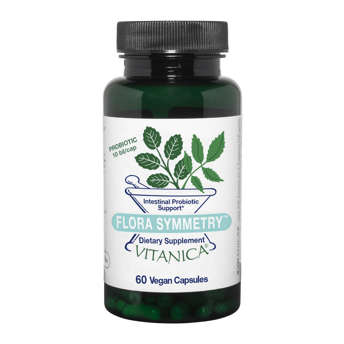 Vitanica Probiotic Capsules front view with packaging