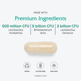 Vitanica Probiotic Capsules with dosage instructions