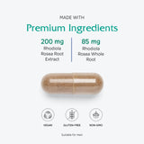 Vitanica Rhodiola Extract Plus ingredients list
