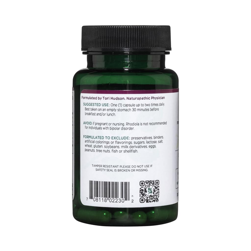 Vitanica Rhodiola Rosea Root Extract packaging details