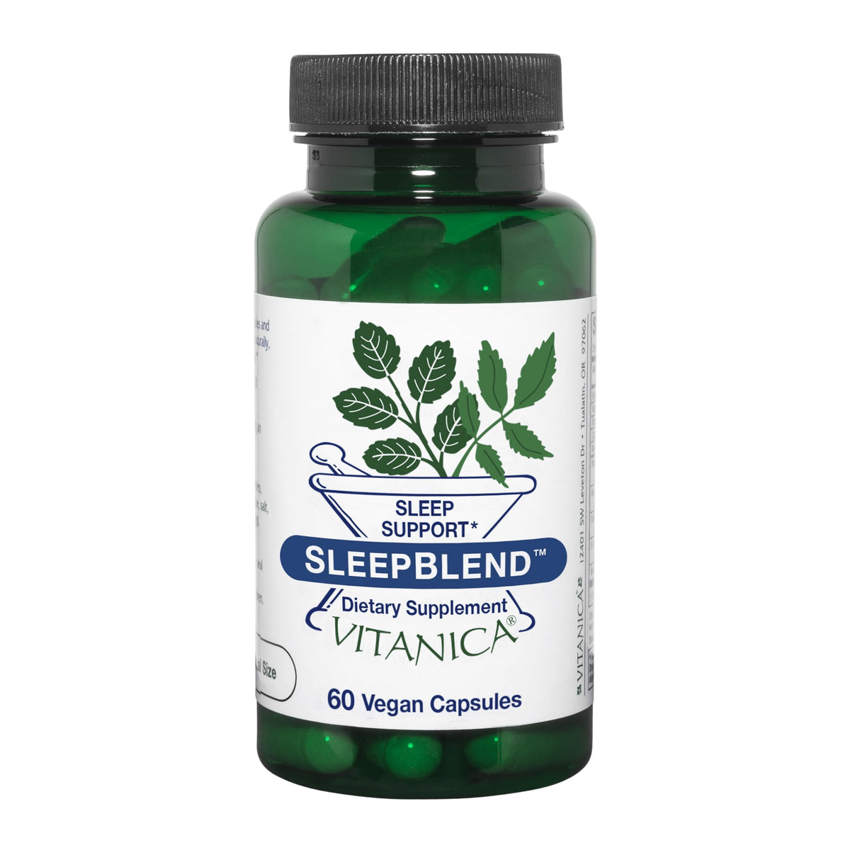 Vitanica Sleep Supplement Capsules 60 count front view