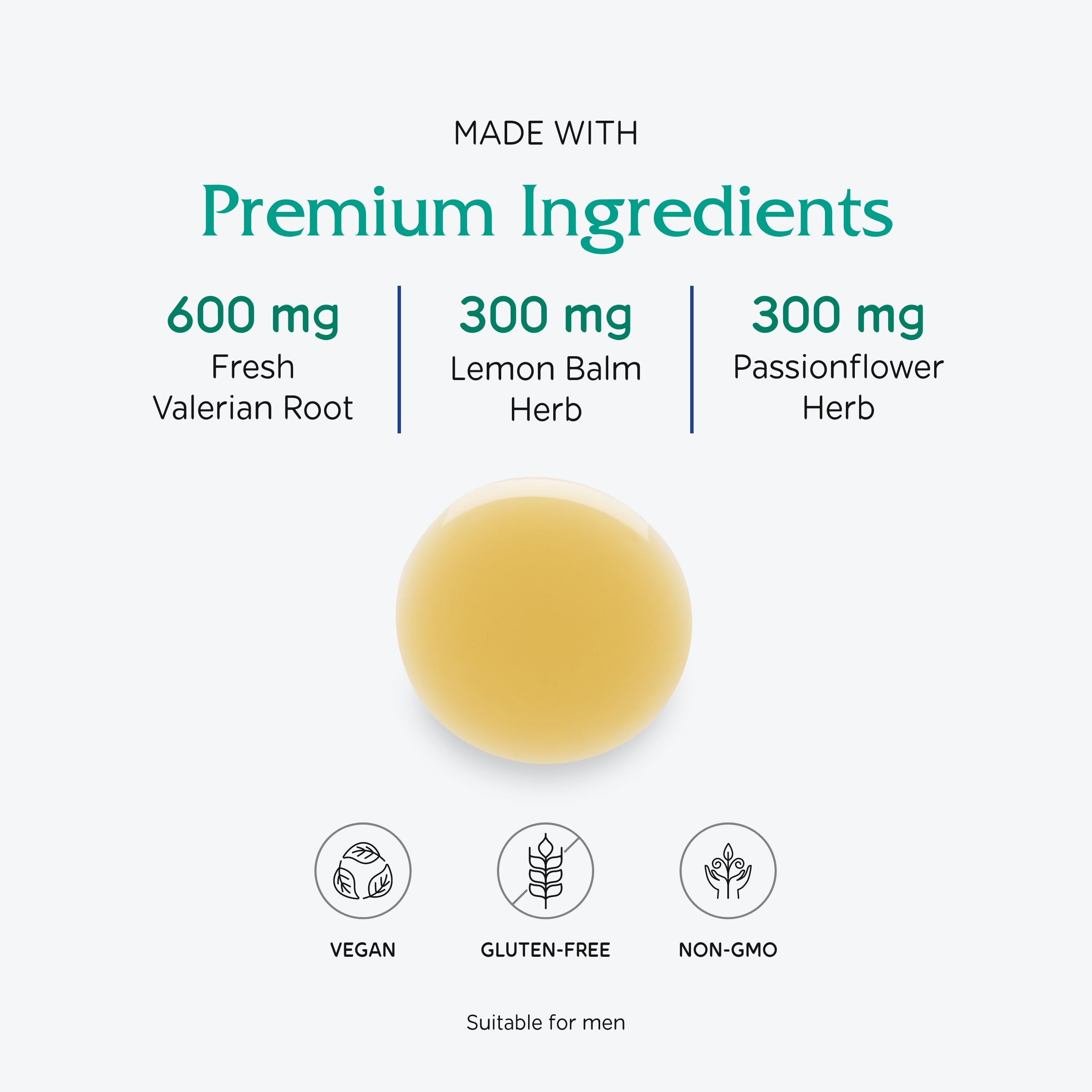 Vitanica Sleep Tonic ingredients list on packaging