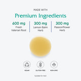 Vitanica Sleep Tonic ingredients list on packaging