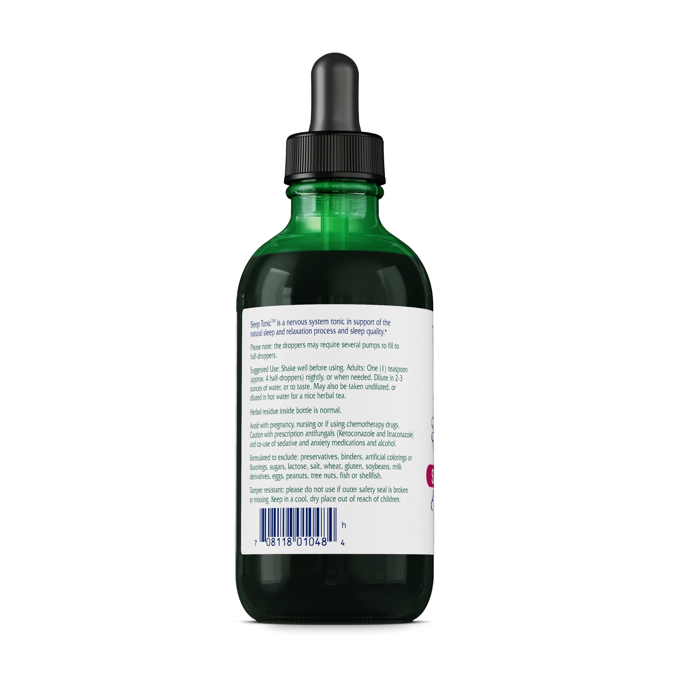 Vitanica Sleep Tonic liquid supplement with raspberry flavour