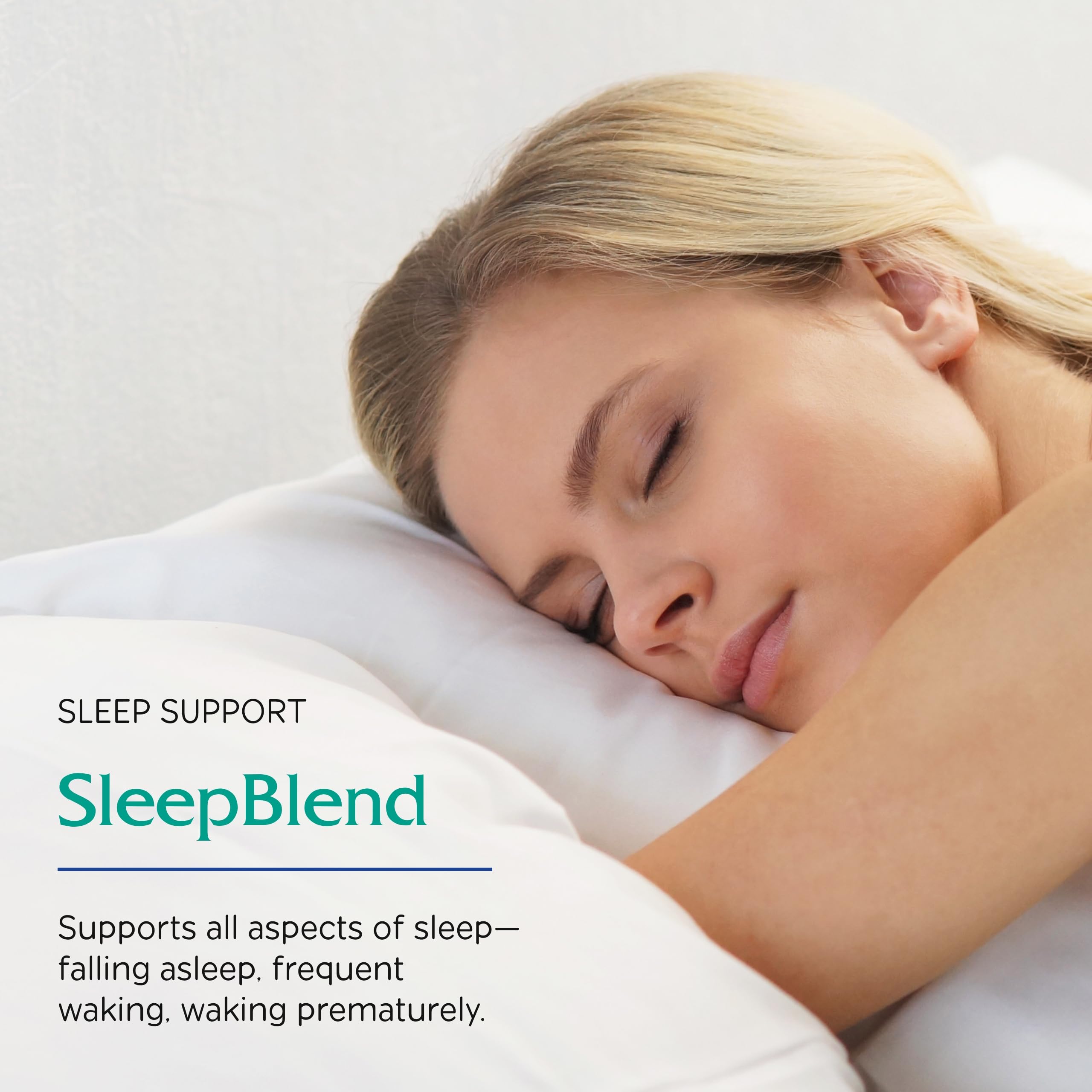 Vitanica SleepBlend 15 Capsules back view with ingredient list