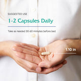 Vitanica SleepBlend 15 Capsules with a glass of water