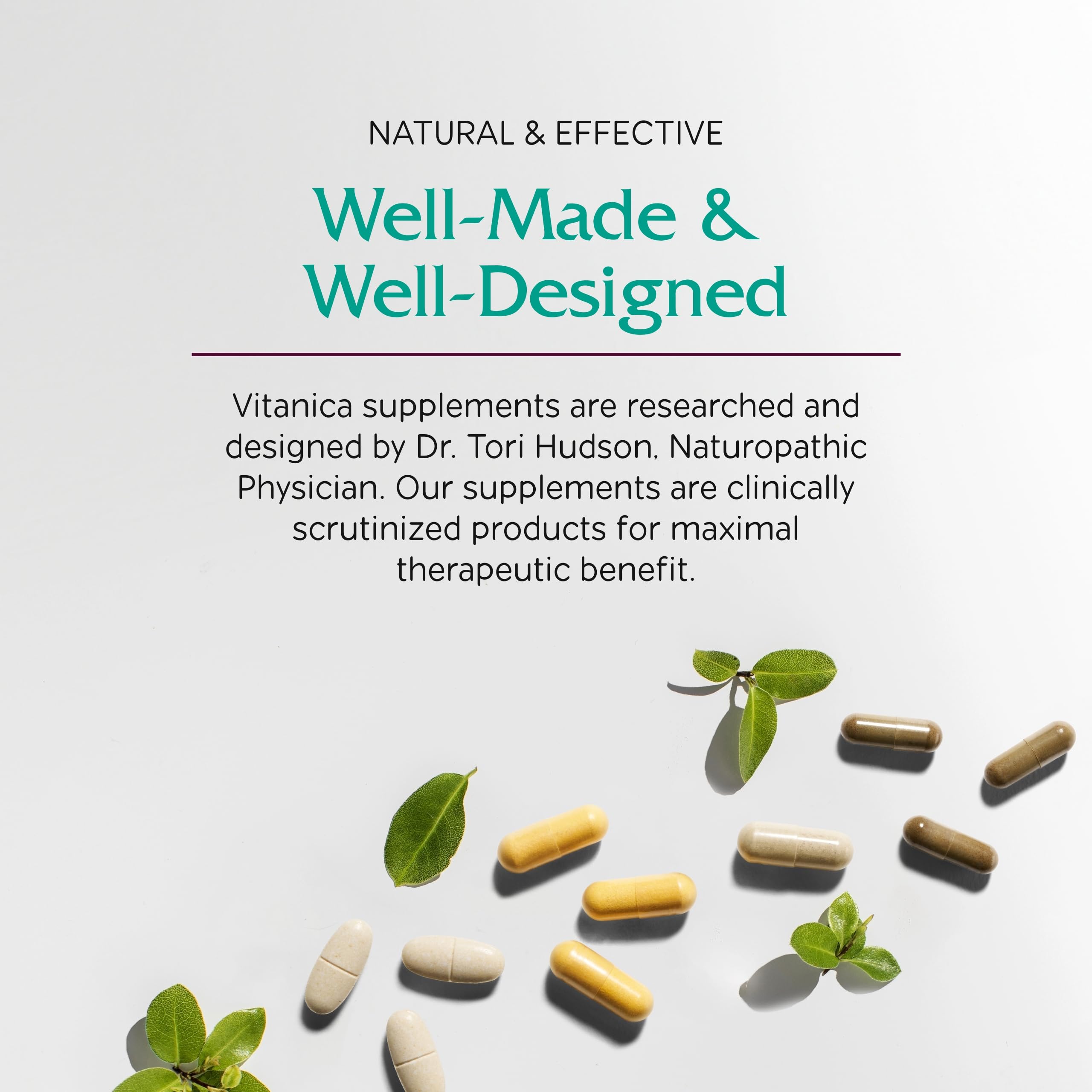 Vitanica SleepBlend bottle with a soft background