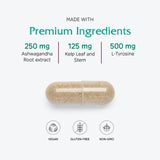 Vitanica ThyroFem ingredients list on packaging