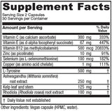 Vitanica ThyroFem supplement bottle side view