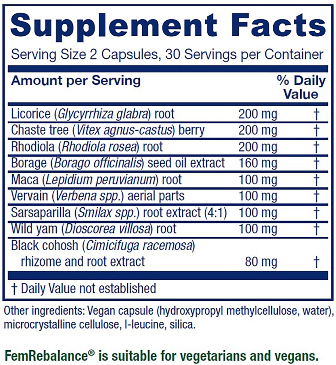 Vitanica Women's Support Supplement 68g side view