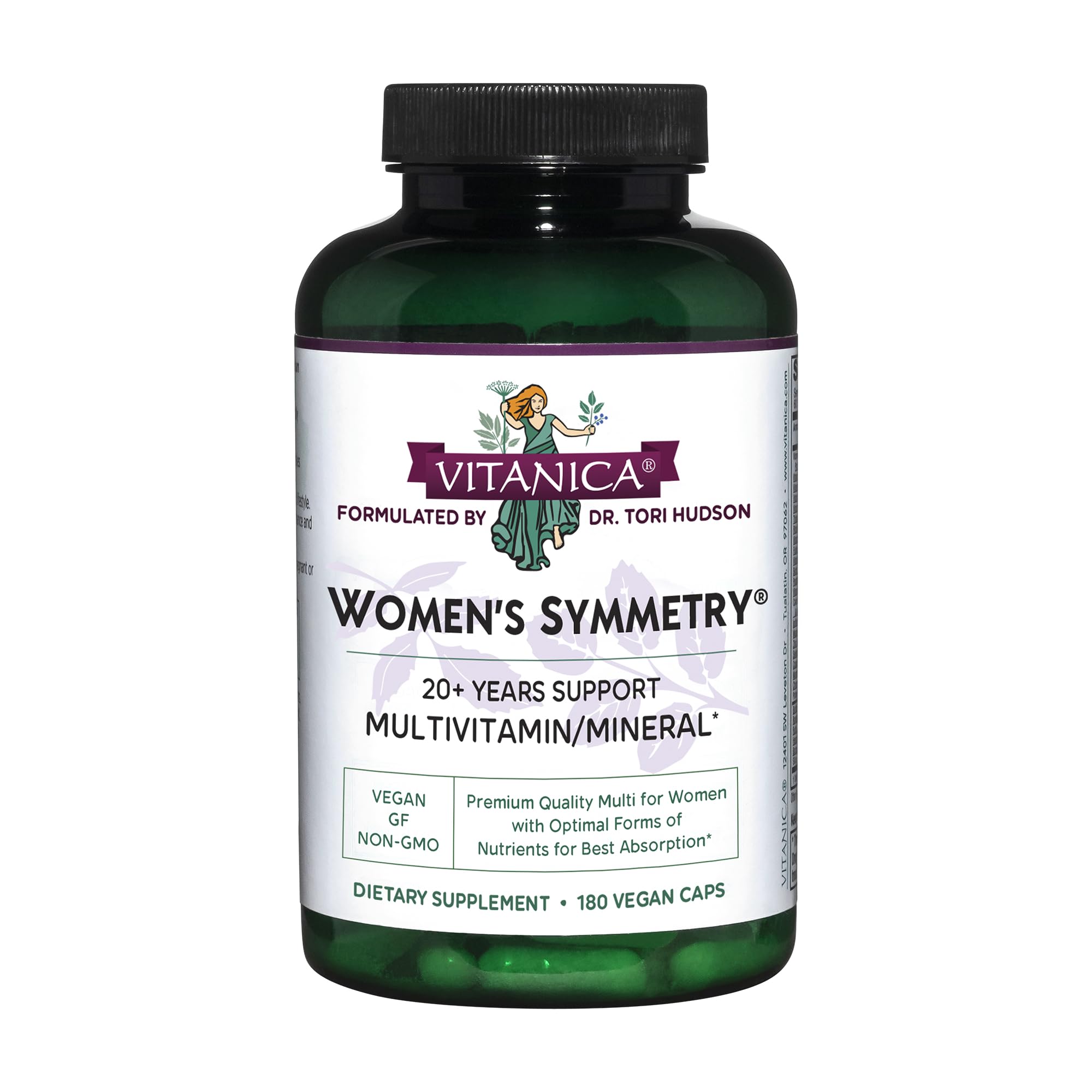 Vitanica Women’s Symmetry Multivitamin front view