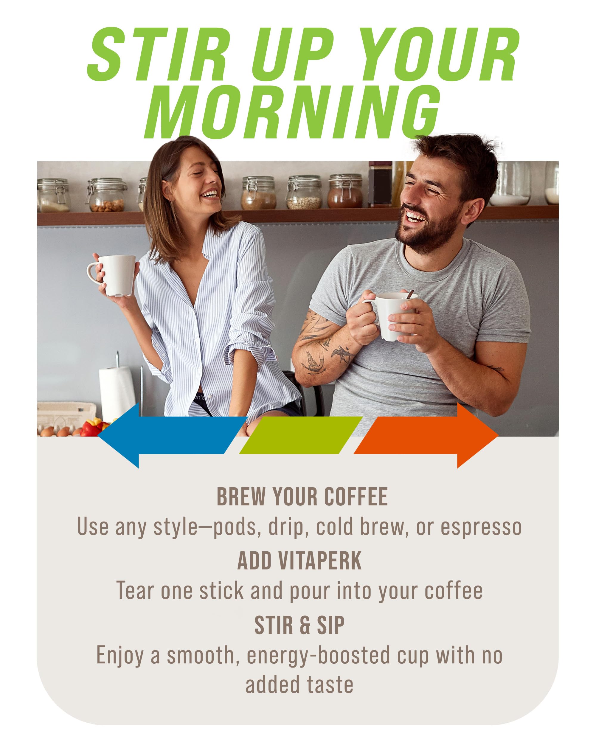 VitaPerk Blended Vitamin & Mineral Supplement lifestyle shot
