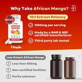 Vitapia African Mango Seed Capsule Supplement capsules on a table