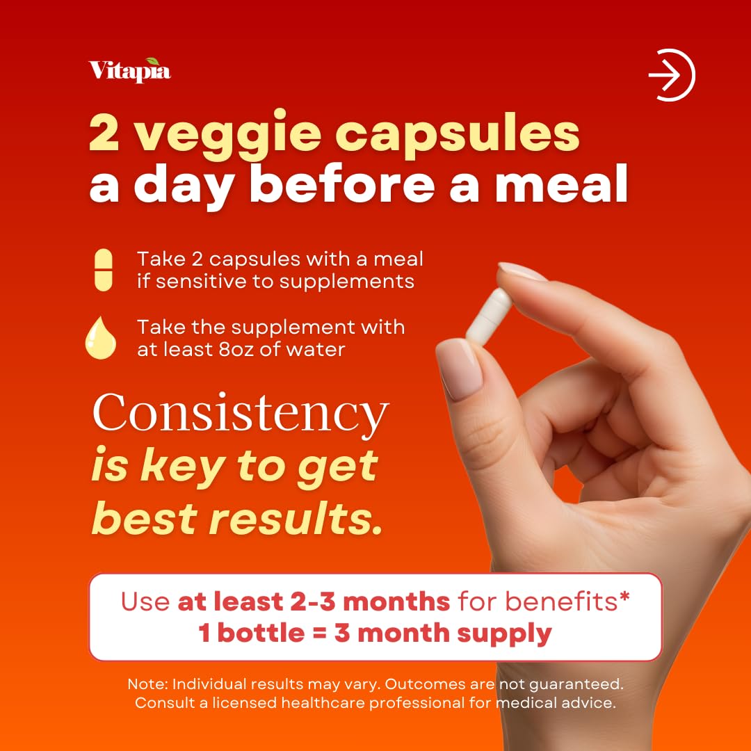 Vitapia African Mango Seed Capsule Supplement in a lifestyle setting