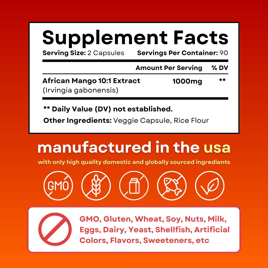 Vitapia African Mango Seed Capsule Supplement packaging