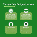 Vitapia Broccoli Sprout Capsule Supplement ingredients list