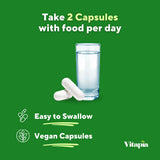 Vitapia Broccoli Sprout Capsule Supplement with measuring spoon