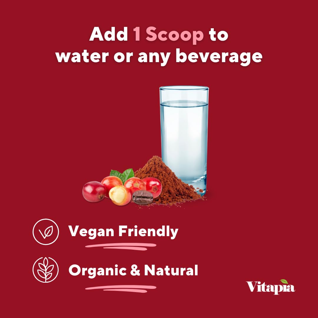 Vitapia Coffee Fruit Caffeine Powder lifestyle scene