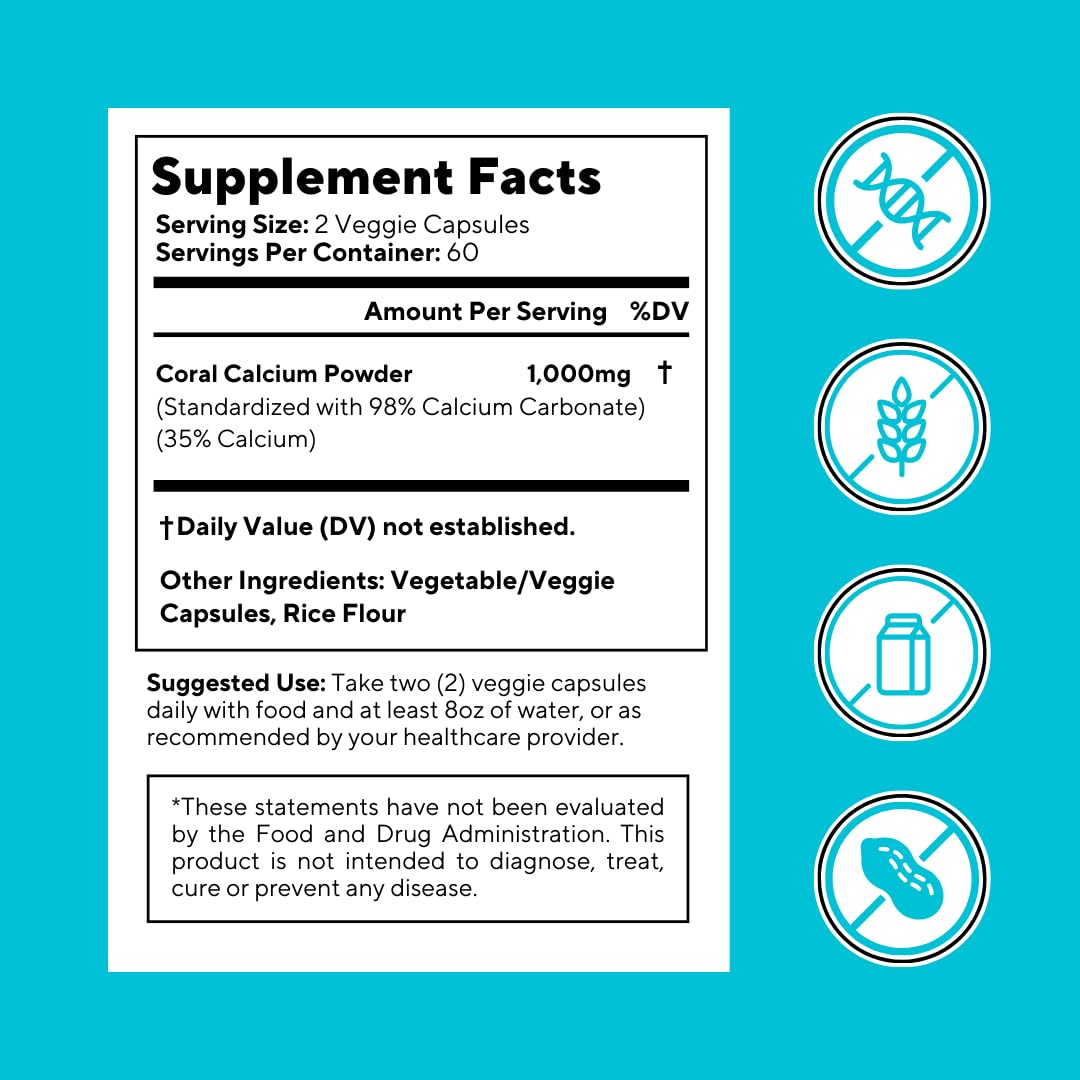 Vitapia Coral Calcium Capsules 1000mg lifestyle scene