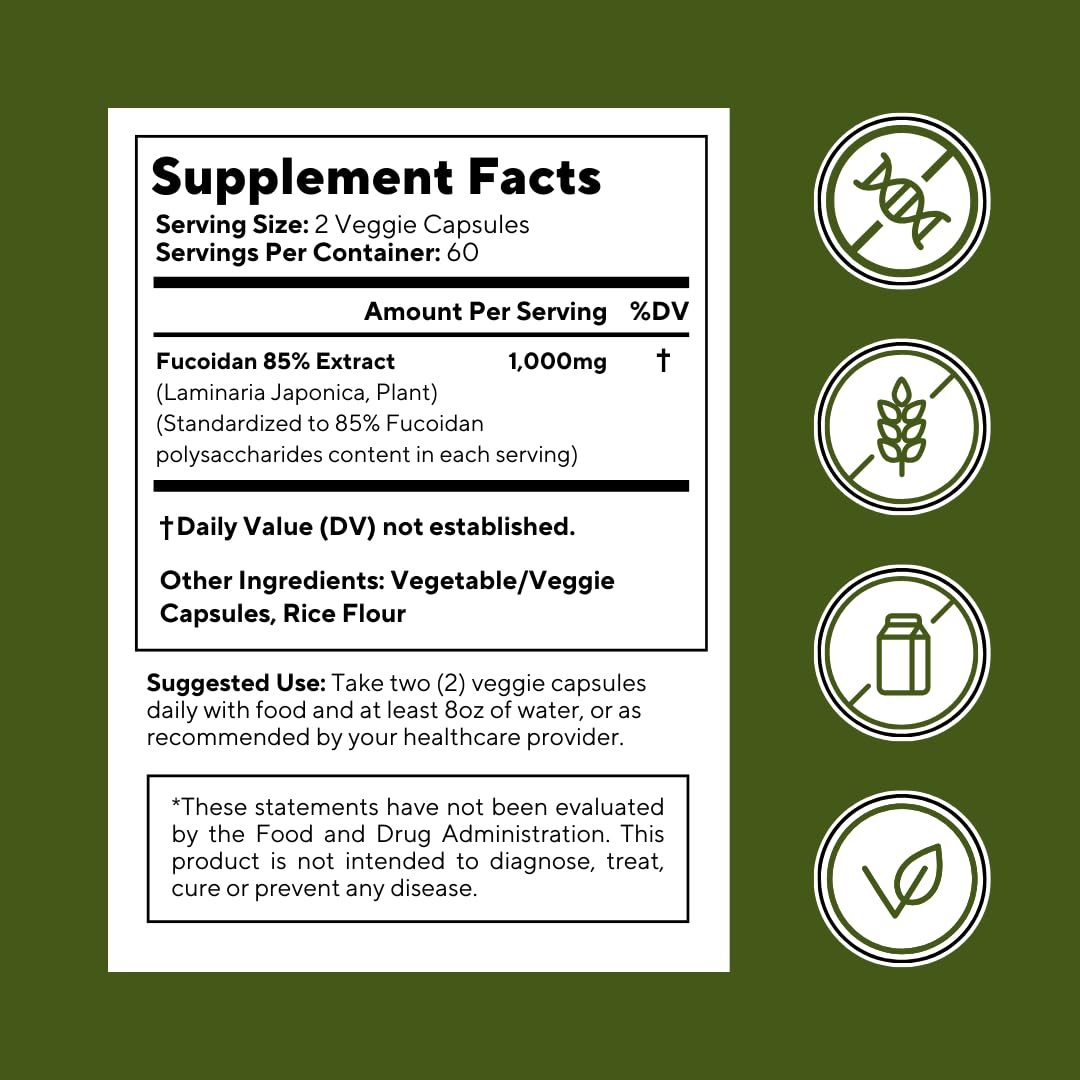Vitapia Fucoidan 1000mg capsule supplement lifestyle scene