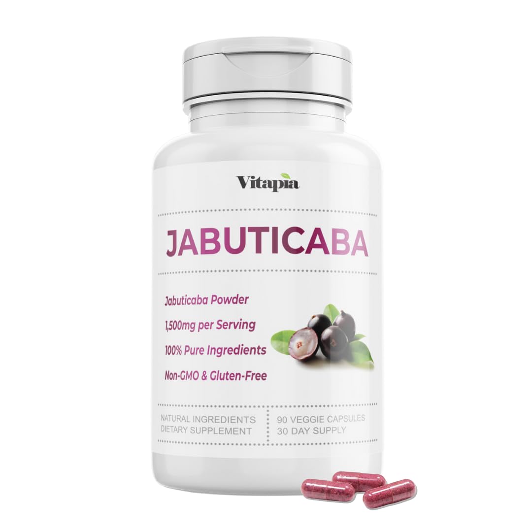 Vitapia Jabuticaba Fruit Powder Capsules 1500mg front view