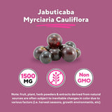 Vitapia Jabuticaba Fruit Powder Capsules with a measuring scoop