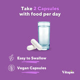 Vitapia Maqui Berry Supplement 120 Veggie Capsules opened bottle