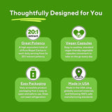 Vitapia Nopal Cactus Capsule Supplement 20:1 Extract on a wooden table