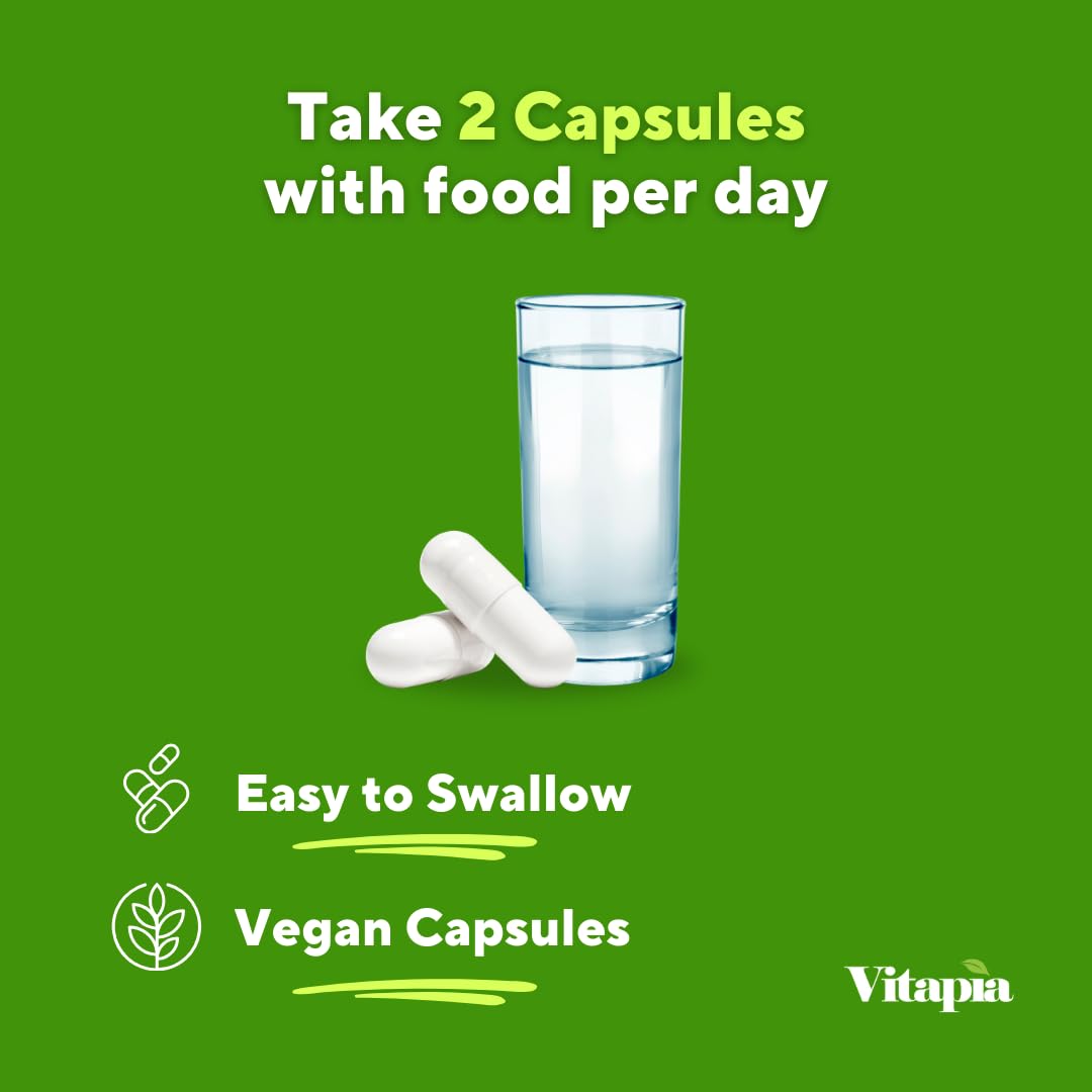Vitapia Nopal Cactus Capsule Supplement 20:1 Extract with fresh Nopal Cactus