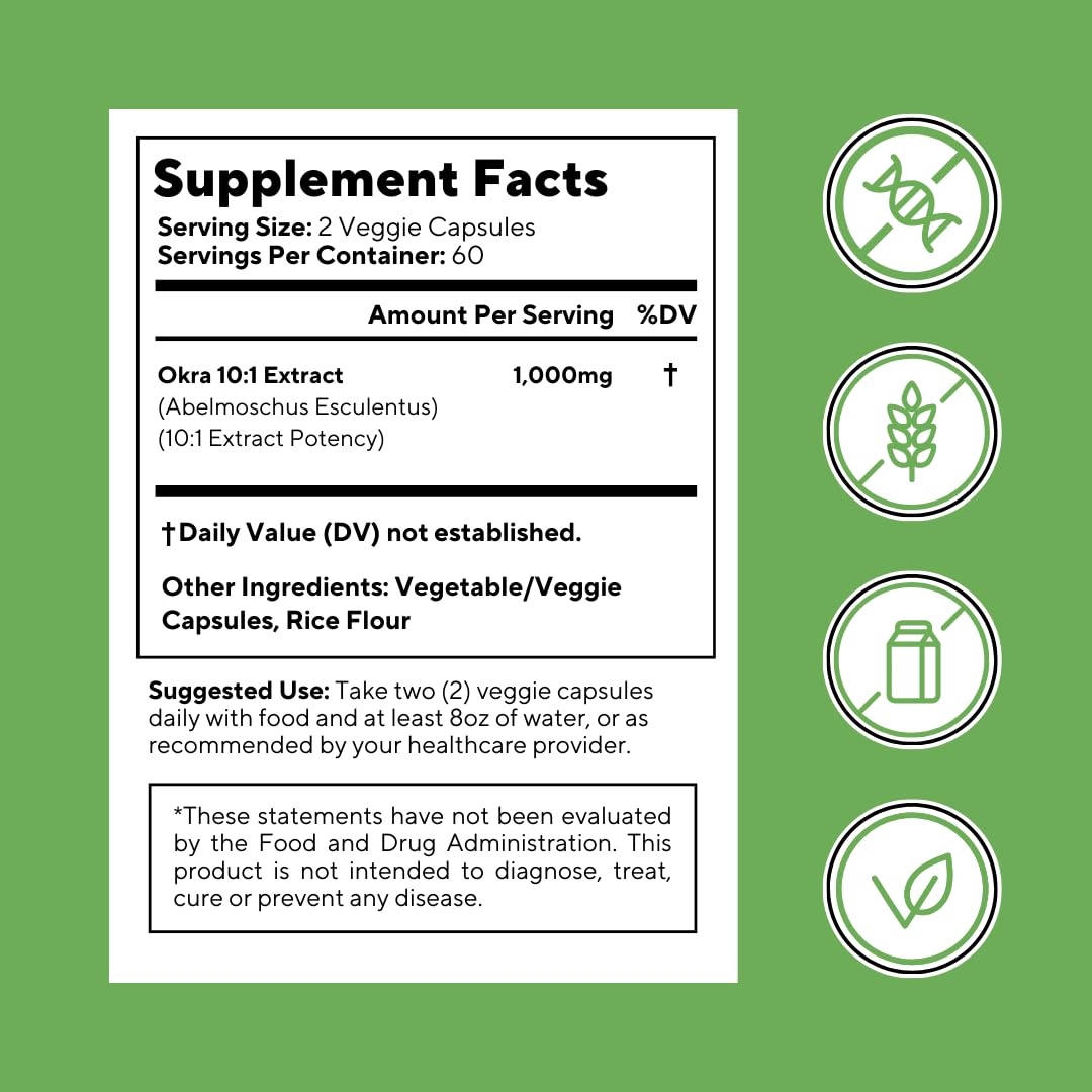 Vitapia Okra Extract capsules in a lifestyle setting