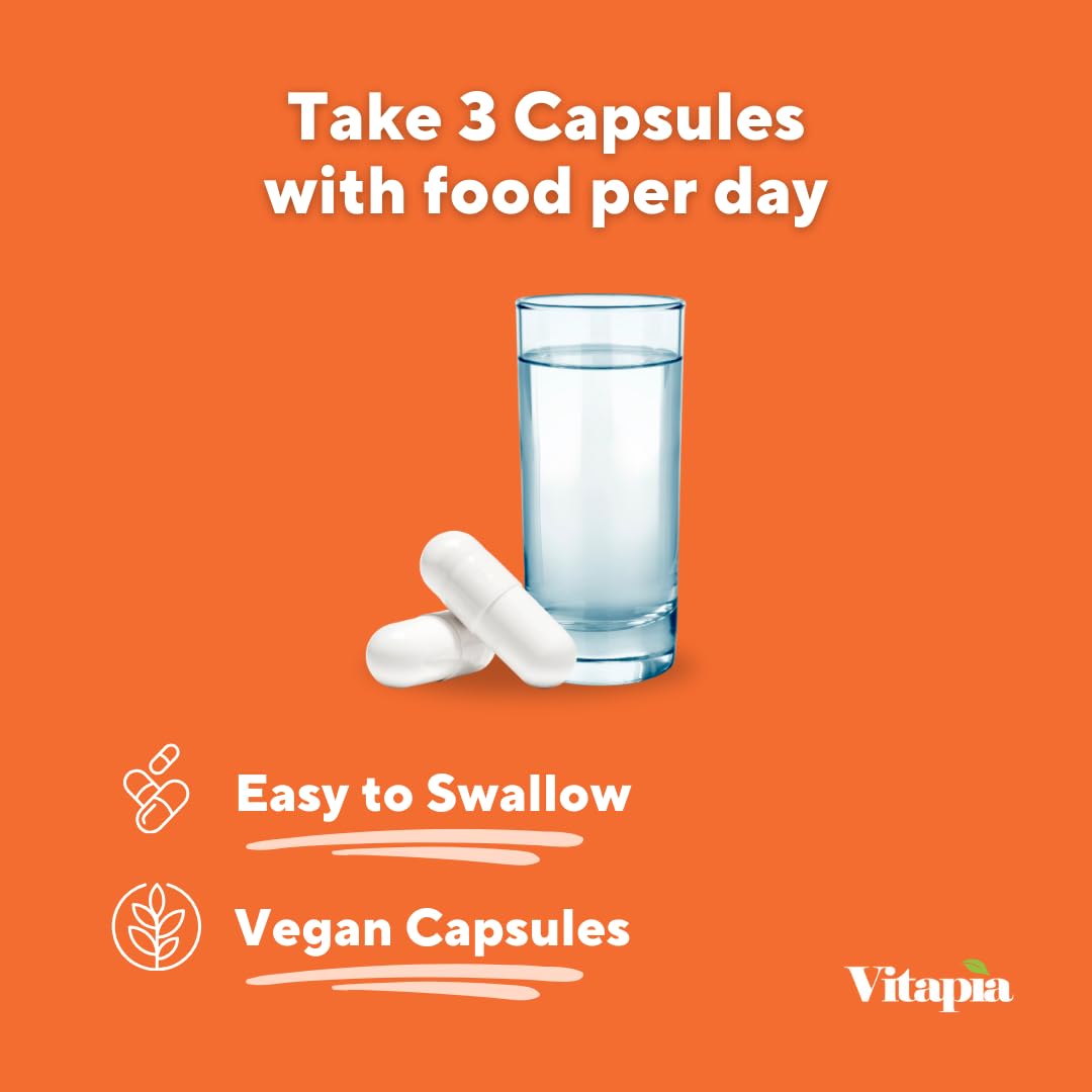 Vitapia Papaya Leaf Extract Supplement on a wooden table