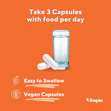 Vitapia Papaya Leaf Extract Supplement on a wooden table