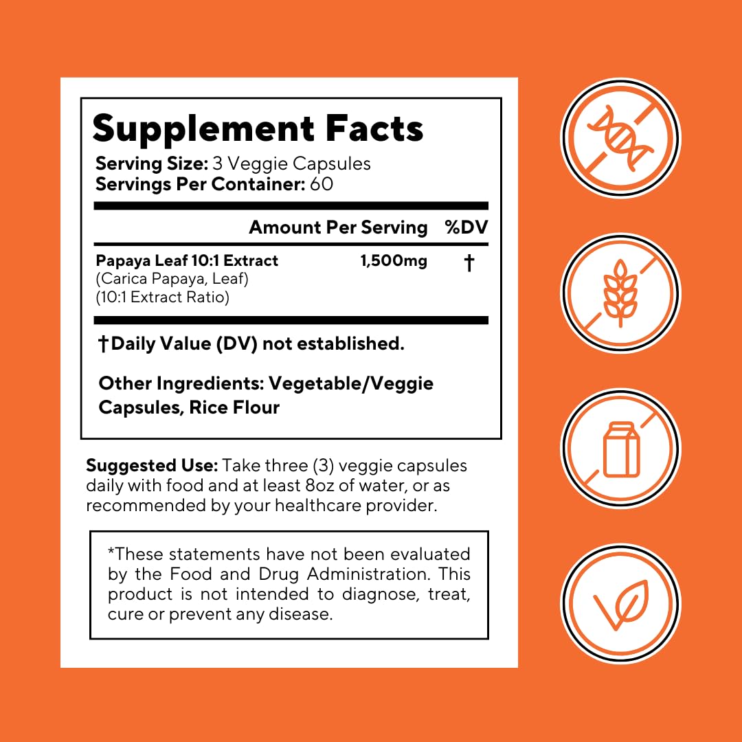 Vitapia Papaya Leaf Extract Supplement with tropical fruits