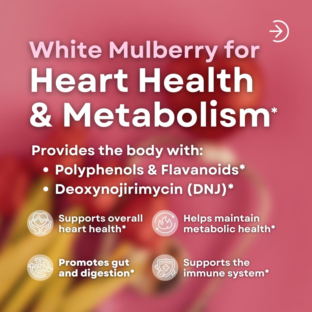 Vitapia White Mulberry Leaf Extract Capsules 12:1 packaging