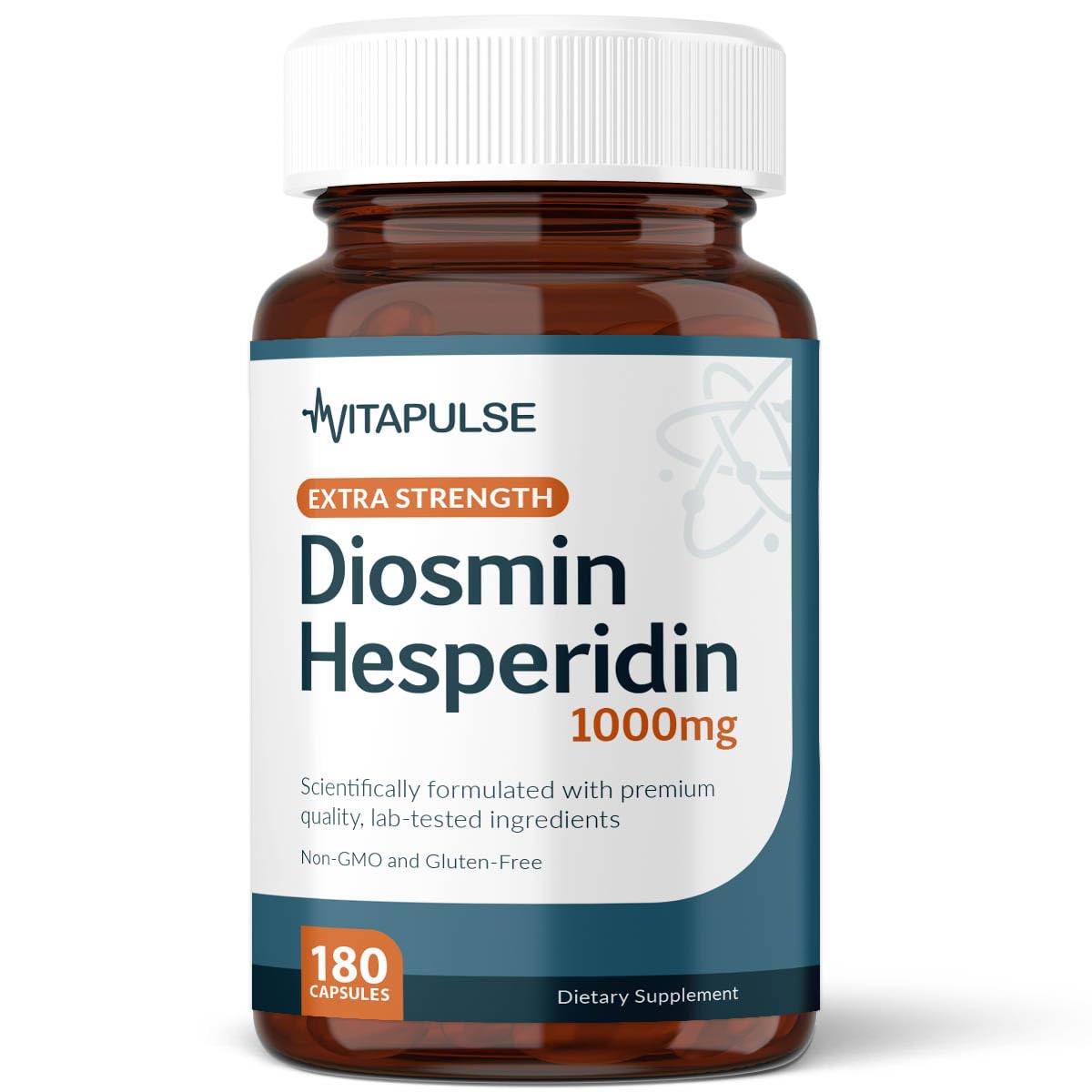 VitaPulse Hesperidin Plus 1000mg vegan capsules front view