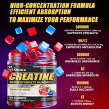 VITARENEW Creatine Gummies with a fitness background