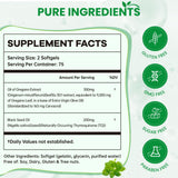 VITARENEW Oregano Oil Softgels on a wooden table