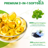 VITARENEW Oregano Oil Softgels side view showing capsules
