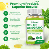 VITARENEW Oregano Oil Softgels with black seed oil capsules
