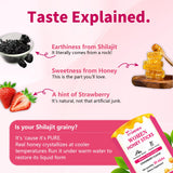 VITARENEW Shilajit Honey Sticks displayed on a wooden table