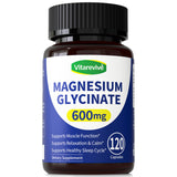 Vitarevive Magnesium Glycinate 600 mg supplement front view