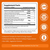 Vitarevive Ubiquinol CoQ10 Softgels 100mg back view