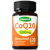 Vitarevive Ubiquinol CoQ10 Softgels 100mg front view