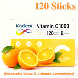 VitaSeek Vitamin C + Zinc ingredients list on packaging