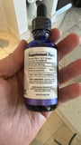 VITASEI Liquid Melatonin 60ml bottle side view